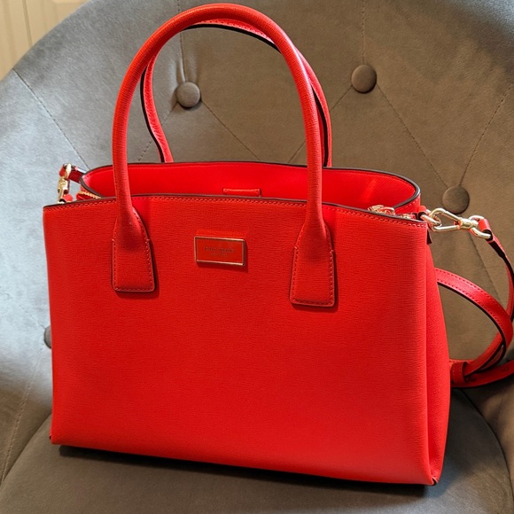 kate spade Handbags - Kate Spade Red Berry Bag